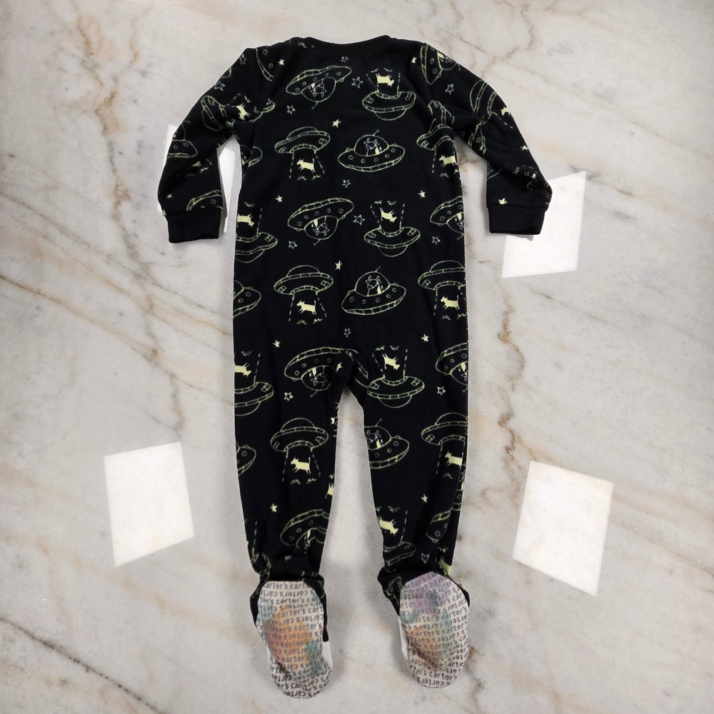 PJ Place Carters Cloud Island Sleepers Toddler 2T/24M Multi Footed Pajamas Lot 3 - Picture 7 of 13